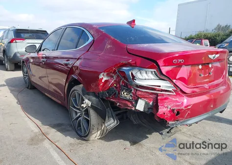 2019 Genesis G70 2.0T Advanced z USA, uszkodzony, nr VIN KMTG44LA6KU034262